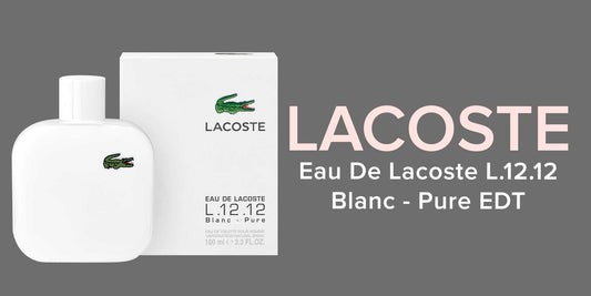 Lacoste Eau de Lacoste L.12.12 Blanc - Pure EDT Pour Homme